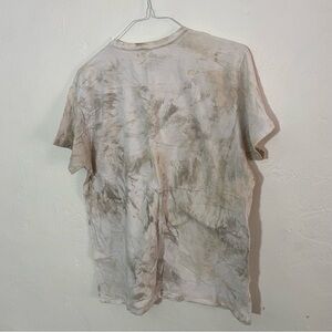 Tie Dyed Gildan Select Men’s XL T Shirt Tee Brown Gray White Distressed Grunge